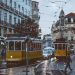 A train in Lison, Portugal